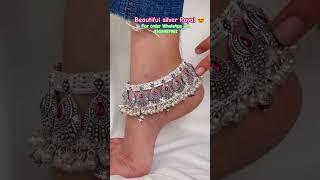 New beautiful designer silver Payal with 70% off ️#youtubeshorts #shortsviral #love