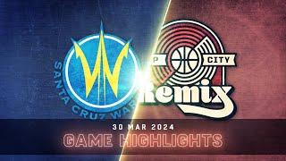 Rip City Remix Highlights vs. Santa Cruz Warriors 03/30/2024