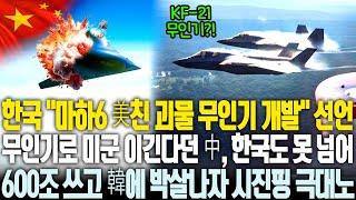 마하6 비행 가능한 무인기 한국이 최초 개발? 한국보다 먼저 무인기 개발한 중국, 600조 국방 예산에도 한국 못 이겨 충격