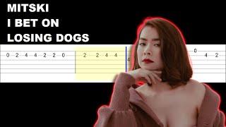 Mitski - I Bet On Losing Dogs (Easy Guitar Tabs Tutorial)