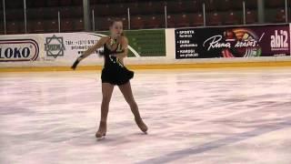 USTINOVA Alina, LAT, Advanced Novice Girls SP