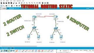 Konfigurasi routing static di cisco packet tracer