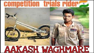 COMPETITION TRIALS RIDER OF INDIA| Aaksh Waghmare |Raaz stunts