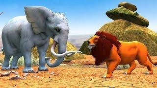 चतुर हाथी और शेर Kahani - Story in Hindi Jungle Animal New Stories in Hindi #Kahaniya Panchatantra