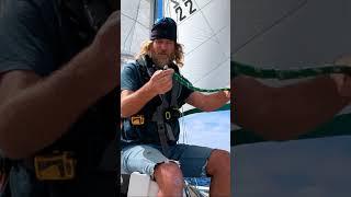Lifesaver ! Overboard bowline knot. #Bowline #sailingknots #sailing solo