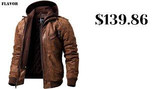 Winter men's leather jacket | Jacket from aliexpress