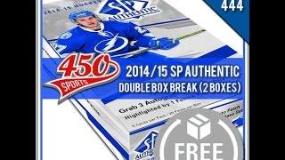 450 Sports #444 - 2014/15 SP Authentic hockey double box break