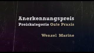 Anerkennungspreis 2017 - Anpassungsqualifizierung - Wenzel Marine GmbH & Co. KG