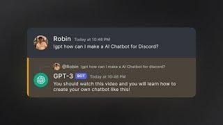 How to Build Your Own AI GPT-3 Discord Bot