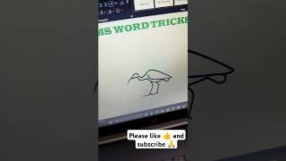 Ms Word Tricks Of Magic Short Video//MsWord Tips and Tricks #shorts #ytshorts #youtubeshorts #short