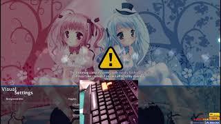 osu! mania but I use slow scroll speed and a membrane keyboard