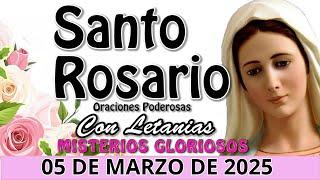 ️Santo Rosario Corto de Hoy Miércoles 5 de Marzo️ Rosario a la Santa Virgen María