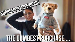 THE DUMBEST SUPREME ITEM EVER RELEASED....(Supreme Steiff Bear)