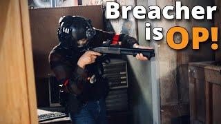 The BEST Airsoft Shotgun?! [TM M870 Breacher Airsoft Gameplay]