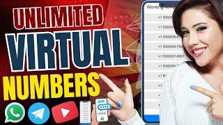 Create Telegram, WhatsApp Accounts On Virtual Numbers | TEMP Number | SMS/OTP Verification
