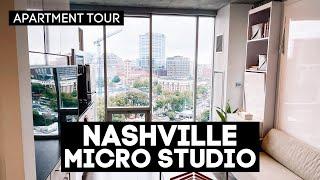 Touring a 360sf MICRO STUDIO in Nashville! *Nashville Apartment Hunting*