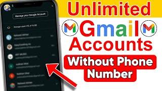 how to create gmail account without phone number | unlimited gmail account trick