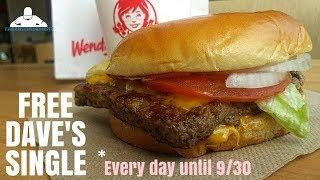 Wendy's® | FREE Dave's Single Every Day in September!