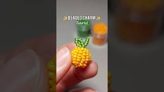 DIY Beaded Charm | Guess what  or ? #beads #beadwork #halloween #diycraft #charm #howtomake