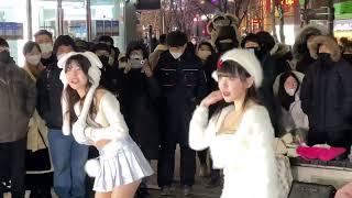 Sexy hot korean bj dance performance at public #수련수련 #퀸다미