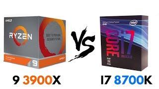 Ryzen 9 3900X vs i7 8700K | Test in GAMES & BENCHMARKS | i7 8700K vs Ryzen 9 3900X