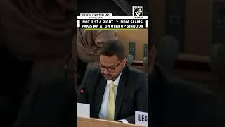 “Not just a right…”, India slams Pakistan over Operation Sindoor at United Nations in Geneva