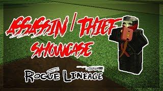 ASSASSIN/THIEF CLASS SHOWCASE! | Rogue Lineage | ROBLOX