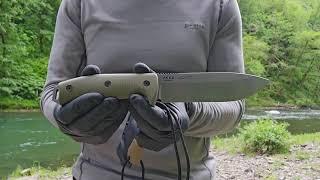 Architect Knife Giveaway Outdoor Fixed Blade Review AK 5.5 Magnacut AK 3.5 1095 Give Away USA Made