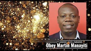 Obey Martin Manayiti (Zimbabwe): AFC 2020 Scholarship Awardee