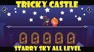 Tricky Castle Starry Sky All level and Ending Save Princess.