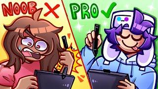 NOOB VS PRO ARTIST CHALLENGE (ft. my boyfriend)