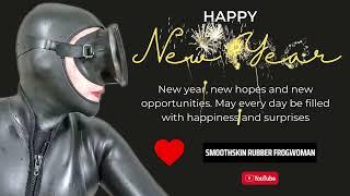 Happy New Year From Smoothskin Rubber Frogwoman!