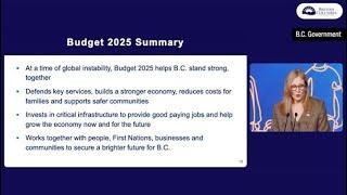 Provincial Budget 2025 Summary