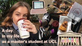 UCL Diaries: A day in my life as a master's student - study with me