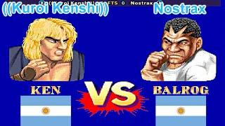 Street Fighter II': Champion Edition - ((Kuroi Kenshi)) vs Nostrax FT5