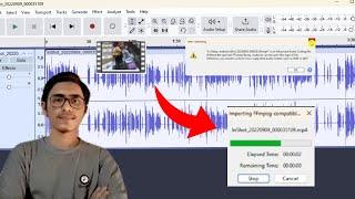 audacity video import problem solve.