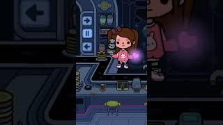 Toca boca shiny heart hack  How to find glow in the dark heart  #tocaboca #tocalifeworld #shorts