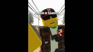 English or Spanish  | #RobloxAnimation #shorts #short #memes #roblox