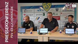 5.Spieltag - Regionalliga Nordost - FSV 63 Luckenwalde - BFC Dynamo 0:0 - 25.08.2024 - PK