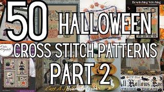 50 Halloween Cross Stitch Patterns PART 2