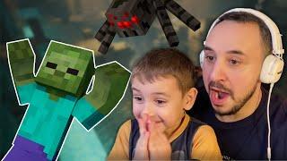 ПАПА РОБ И ЭРИК ИГРАЮТ В МАЙНКРАФТ: ОПАСНЫЕ ПОДЗЕМЕЛЬЯ MINECRAFT! ЗОМБИ АТАКУЮТ!