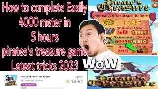 How to complete Easily 4000 meter debth pirates's treasure game Latest tricks 2023