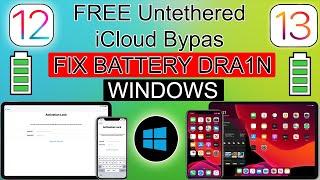 FREE Untethered iCloudBypass iOS14/14.0.1 Windows Fix Battery Drain|iCloudBypass iOS12.0-13.7/12.4.8