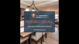 108 - 539 Sutherland Avenue, Kelowna, BC