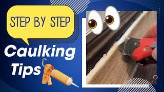 How Fix Gap Between Front Door & Floor (Interior) #caulking #tipsandtricks #homerepair #handyman