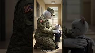  Kitten's Army Mom Transformed… And Shocked Everyone!  #cat #kitten #shorts