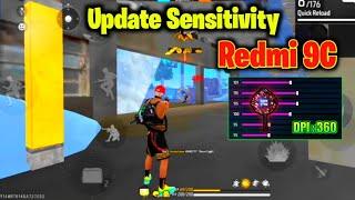 Redmi 9c Free Fire Headshot setting 2024  Best Sensitivity Settings | Sensitivity + Hud Settings