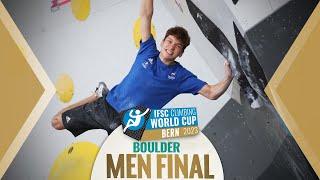 IFSC BOULDER Men's Final World Championships Bern 2023