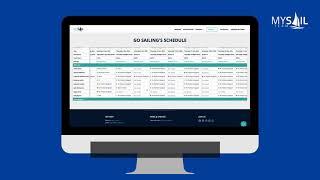 Yacht Schedule Page Overview