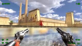 Serious Sam Fusion TFE,Karnak temple demo,solo extra mp enemies,all secrets,serious difficulty